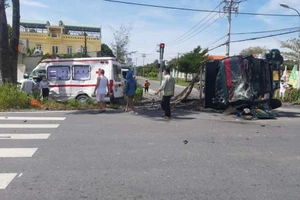 Thông tin mới vụ xe cấp cứu chở bệnh nhân COVID-19 gặp nạn