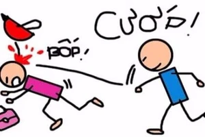  Vờ mua điện thoại rồi dùng bê tông tấn công chủ tiệm