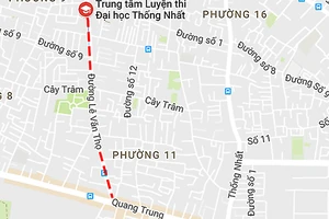 Điều chỉnh giờ cấm ô tô vào đường Lê Văn Thọ, Gò Vấp 