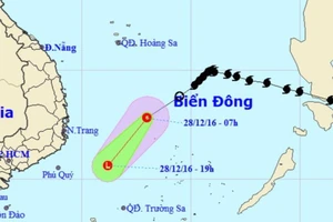 Áp thấp nhiệt đới gây mưa, giông tại TP.HCM