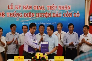 EVN tiếp nhận hệ thống điện trên huyện đảo Cồn Cỏ
