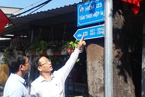 Điều chỉnh số nhà giúp dân dễ tìm kiếm