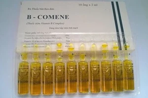 Thu hồi lô thuốc tiêm vi phạm chất lượng mức độ 2