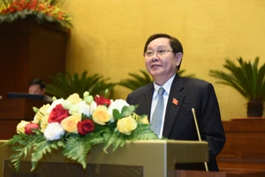 Bộ trưởng Bộ Nội vụ Lê Vĩnh Tân. Ảnh: CTV