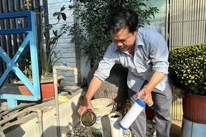 Bình Chánh: Dân khổ vì nước máy bị đục nhiều năm 