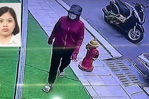 Nghi phạm đến đón rồi bắt cóc, sát hại cháu bé và chân dung của nghi phạm.