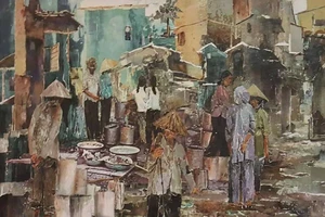 Bác sĩ không cho đụng màu vẽ, họa sĩ xé giấy dán tranh