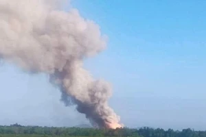 Nổ lớn tại kho đạn ở Gia Lai 