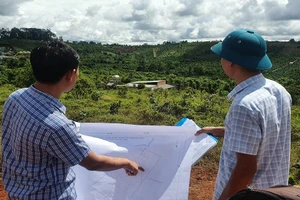 Sẽ cưỡng chế 53 trường hợp lấn chiếm đất ở dự án cụm công nghiệp Quảng Tâm