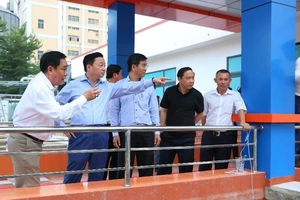 Bộ Tài Nguyên đánh giá cao nhà máy xử lý nước thải Sóng Thần 2