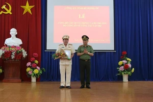 Giám đốc Công an Bình Phước làm Phó Cục trưởng An ninh nội địa