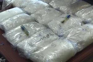 Bắt giữ xe khách vận chuyển số lượng lớn chất nghi là ma túy 