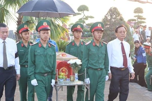 Bình Phước truy điệu, an táng 27 bộ hài cốt liệt sĩ
