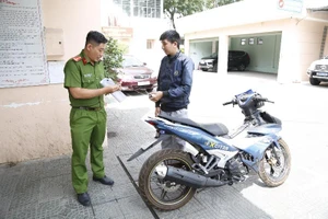 Trộm phải xe có gắn định vị, bị cảnh sát 113 truy bắt