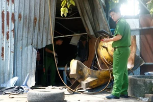 Nổ bình khí nén, chủ tiệm vá vỏ ở Bình Dương tử vong