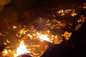 Bình Dương: Biển lửa bao trùm công ty sản xuất đồ gỗ 