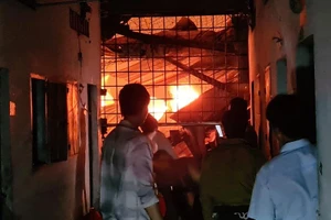 Toàn cảnh vụ cháy công ty sản xuất đồ gỗ tại Bình Dương