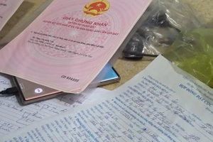 Bắt nhóm người làm giả hàng chục sổ đỏ để bán đất ảo 