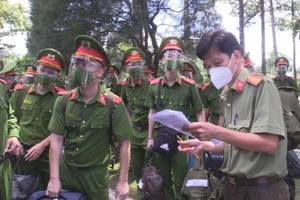 500 học viên của Học viện Cảnh sát nhân dân tăng cường cho Bình Dương chống dịch