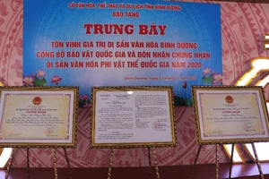 Bình Dương công bố Bảo vật quốc gia