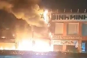 Bình Dương: Nhiều camera và xe máy bị lửa thiêu rụi trong đêm