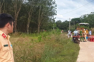 Sau va chạm với xe Lu, 2 mẹ con ở Bình Phước tử vong