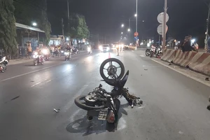 Tai nạn giữa 3 xe máy, 1 người chết, 4 người bị thương