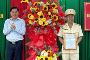 Bình Dương: Thượng tá Đàm Bảo Quân giữ chức Trưởng Công an TP Dĩ An 