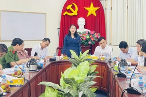 Đoàn giám sát của HĐND Bình Dương thực hiện giám sát tại TP Thuận An