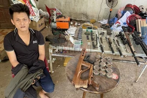 Thanh niên thuê nhà bố vợ để chế tạo súng