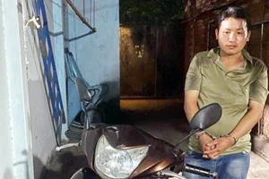 Vừa trộm được xe, định tẩu tán thì bị bắt