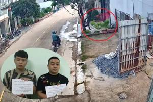 2 thanh niên tạt sơn để khủng bố tinh thần 'con nợ' 