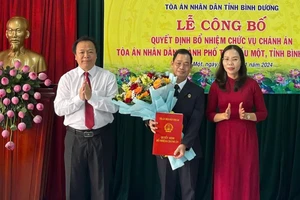 TAND Thủ Dầu Một có Chánh án mới