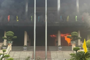 Bình Phước thông tin vụ cháy tại trụ sở UBND tỉnh