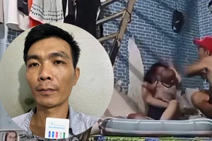 Bắt khẩn cấp kẻ vừa đánh cô gái đang ôm con nhỏ vừa livestream