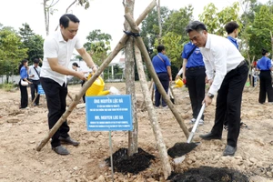 Khánh thành 'Vườn cây Hữu nghị' tại Phú An - Dấu ấn xanh kết nối bạn bè quốc tế