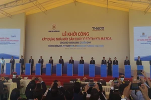 Khởi công Nhà máy ô tô THACO Mazda 520 triệu USD