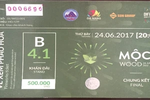 Xuất hiện vé xem pháo hoa quốc tế giả