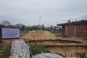 Tạm dừng thi công tại khu đô thị Sun Bay