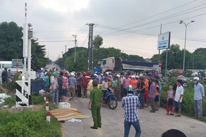 Vượt đường sắt, người đàn ông bị tàu tông tử vong