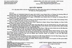 Giả chữ ký của chủ tịch tỉnh để thổi giá đất