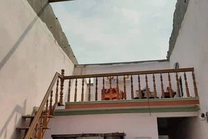 Lốc xoáy gây thiệt hại nặng tại Quảng Nam