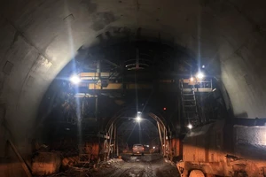 Sắp hoàn thành việc mở rộng hầm Hải Vân 2