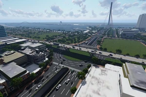 Phân luồng để cải tạo nút giao thông cầu Trần Thị Lý