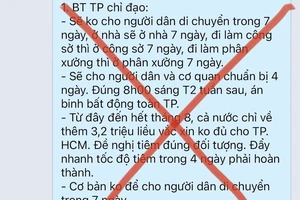 Thông tin 'không ra ngoài 7 ngày' ở Đà Nẵng thành tin đồn ở TP.HCM và Khánh Hoà
