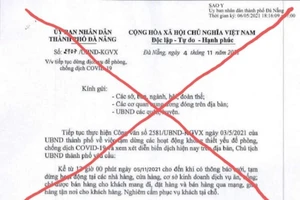 Giả mạo văn bản của Chủ tịch Đà Nẵng về chống dịch, dân tình hoang mang