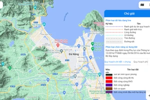Bấm điện thoại là biết mọi ngóc ngách quy hoạch của TP Đà Nẵng