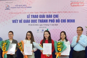  Trao giải báo chí về giáo dục TP.HCM
