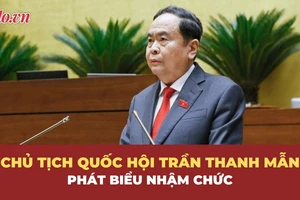 Chủ tịch Quốc hội khoá XVI Trần Thanh Mẫn phát biểu nhậm chức 