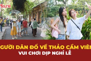Hàng ngàn người đổ về Thảo Cầm Viên 'trốn nóng' dịp nghỉ lễ 